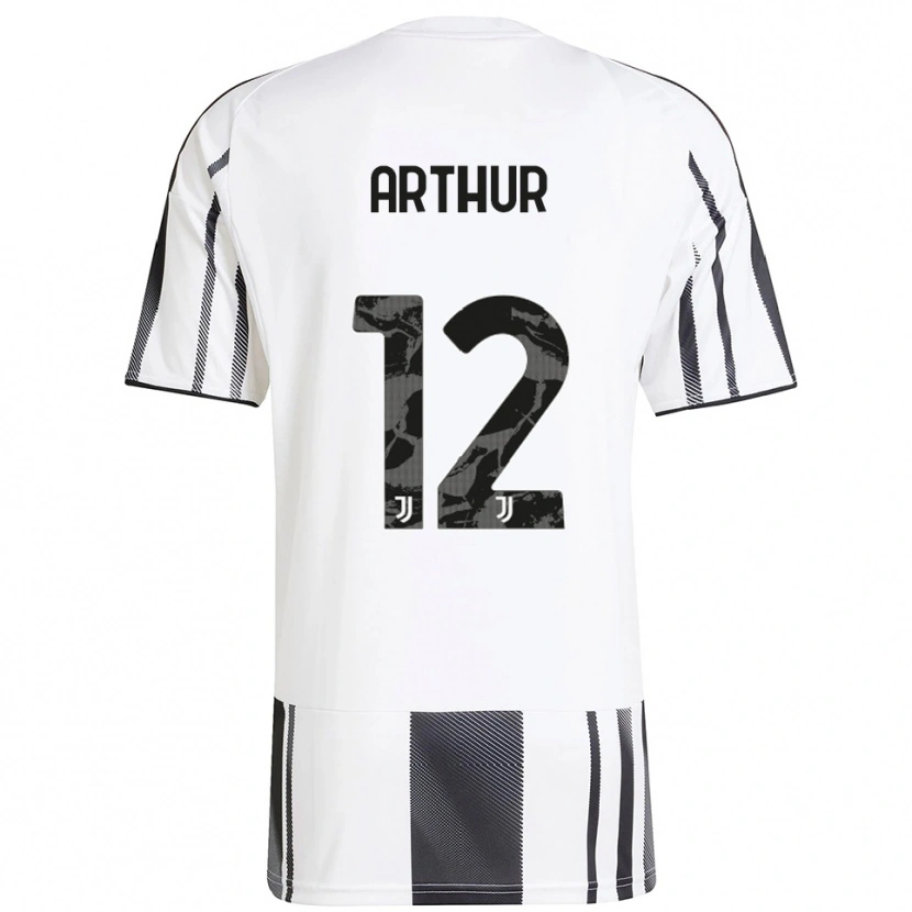 Danxen Dame Arthur Melo #12 Hvit Svart Hjemmetrøye Drakt Trøye 2025/26 Skjorter T-Skjorte