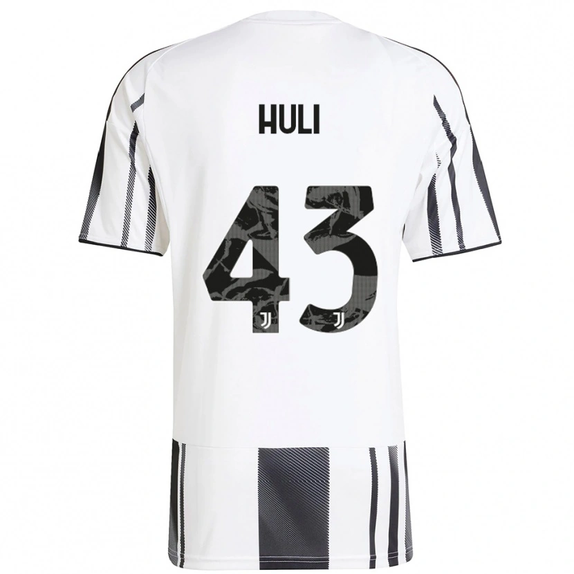 Danxen Dame Raffaele Huli #43 Hvit Svart Hjemmetrøye Drakt Trøye 2025/26 Skjorter T-Skjorte