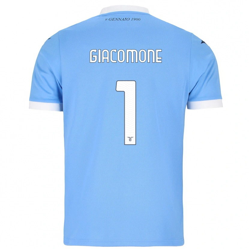 Danxen Dame Giacomo Giacomone #1 Lyseblå Hvit Hjemmetrøye Drakt Trøye 2025/26 Skjorter T-Skjorte