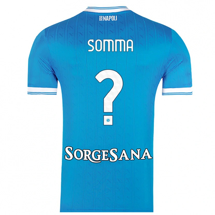 Danxen Dame Francesco Somma #0 Lyseblå Hvit Hjemmetrøye Drakt Trøye 2025/26 Skjorter T-Skjorte
