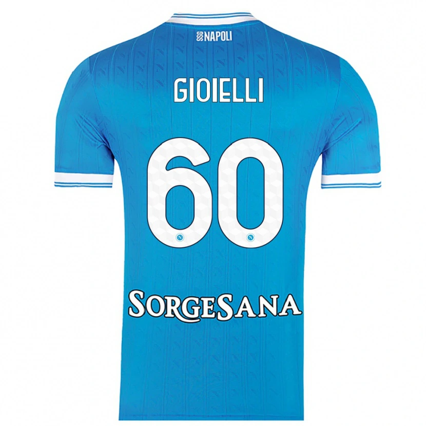 Danxen Dame Francesco Gioielli #60 Lyseblå Hvit Hjemmetrøye Drakt Trøye 2025/26 Skjorter T-Skjorte