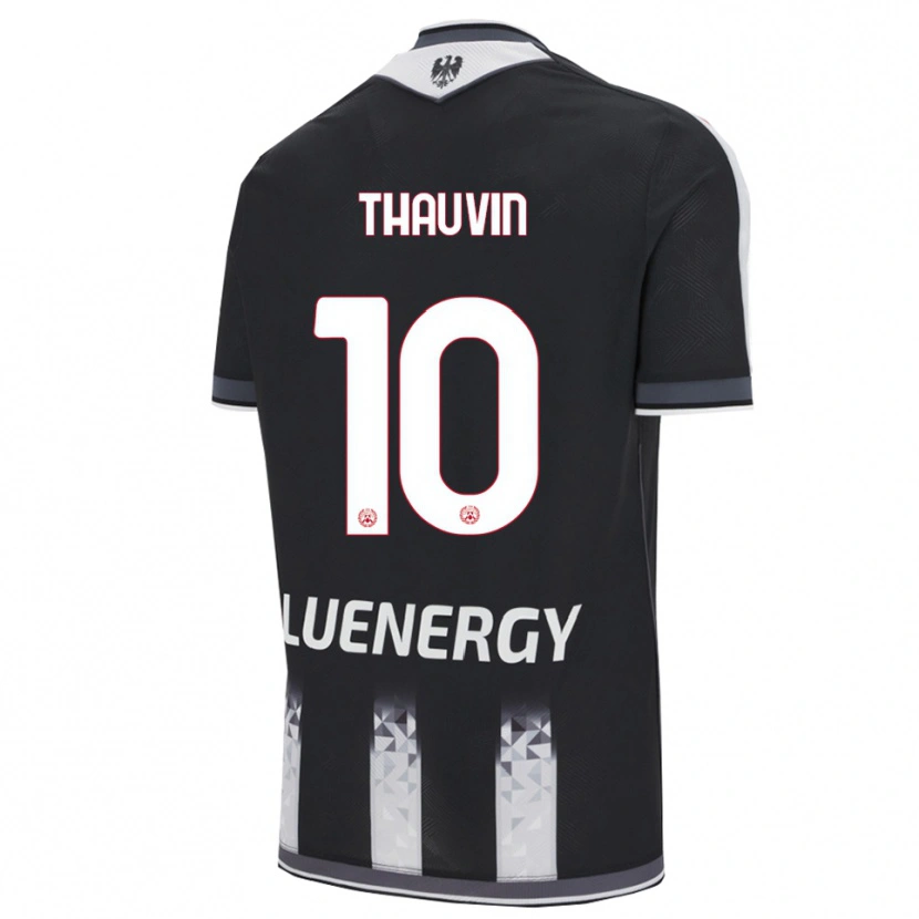 Danxen Dame Florian Thauvin #10 Svart Hvit Hjemmetrøye Drakt Trøye 2025/26 Skjorter T-Skjorte