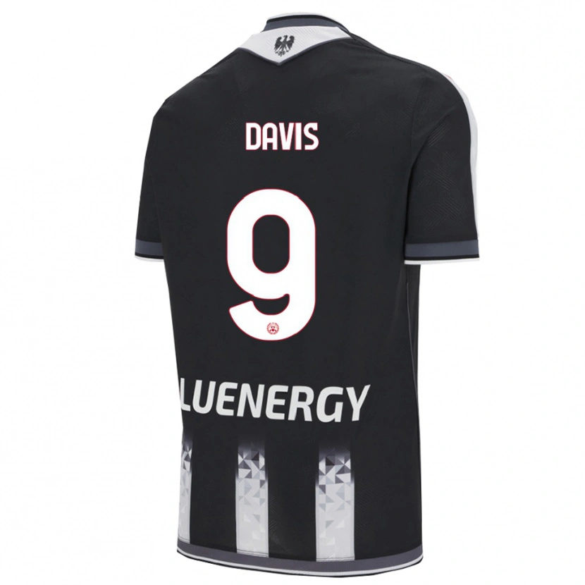 Danxen Dame Keinan Davis #9 Svart Hvit Hjemmetrøye Drakt Trøye 2025/26 Skjorter T-Skjorte