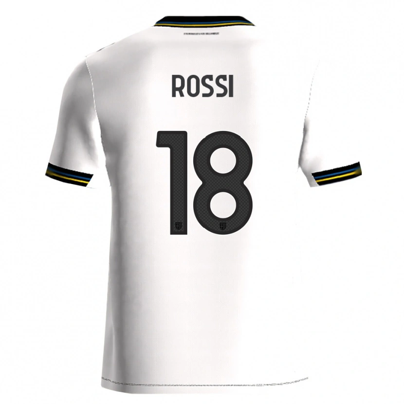 Danxen Dame Diego Rossi #18 Hvit Svart Hjemmetrøye Drakt Trøye 2025/26 Skjorter T-Skjorte