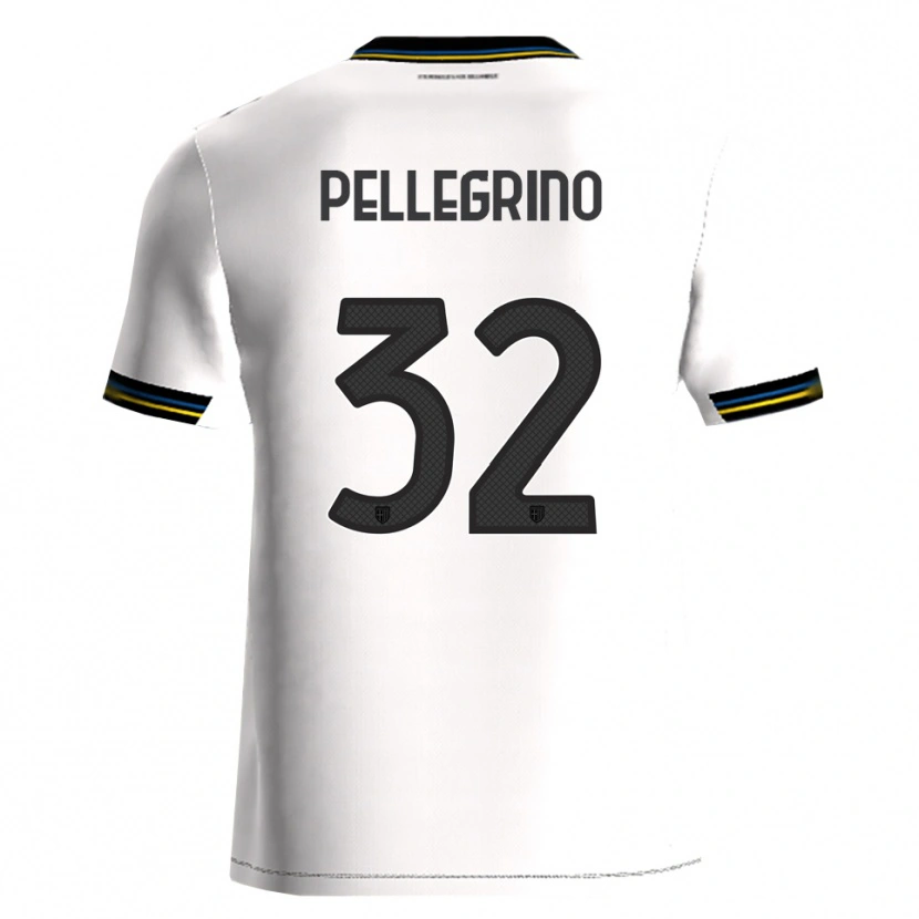 Danxen Dame Mateo Pellegrino #32 Hvit Svart Hjemmetrøye Drakt Trøye 2025/26 Skjorter T-Skjorte