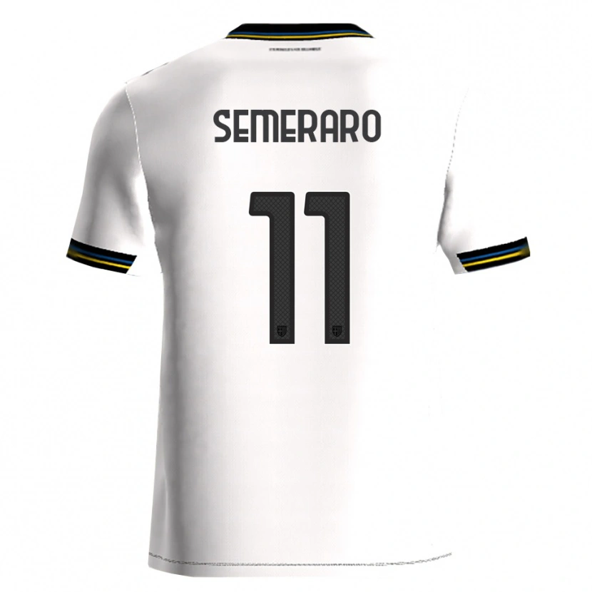 Danxen Dame Riccardo Semeraro #11 Hvit Svart Hjemmetrøye Drakt Trøye 2025/26 Skjorter T-Skjorte