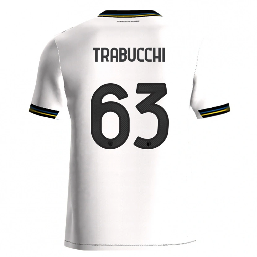 Danxen Dame Nicolas Trabucchi #63 Hvit Svart Hjemmetrøye Drakt Trøye 2025/26 Skjorter T-Skjorte