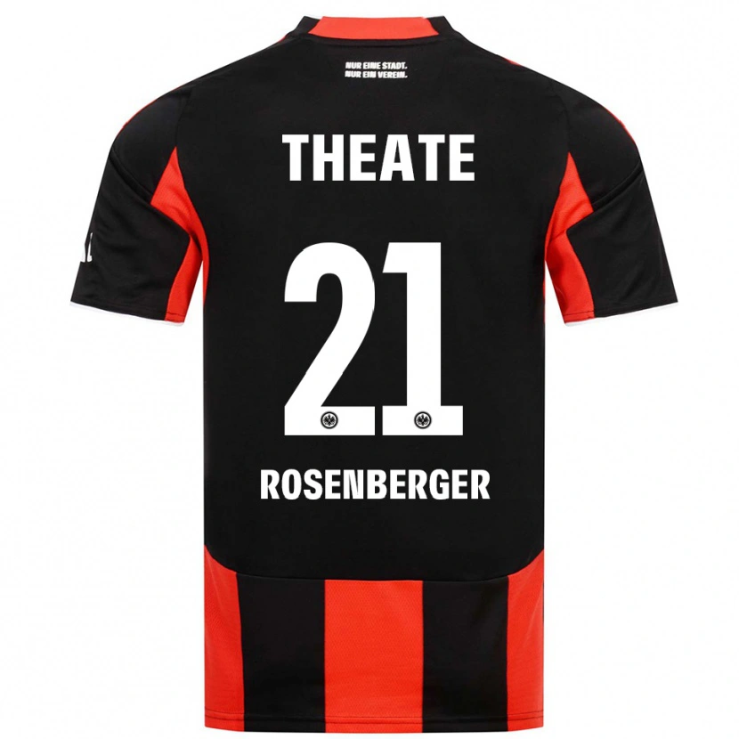Danxen Dame Robin Rosenberger #21 Svart Rød Hjemmetrøye Drakt Trøye 2025/26 Skjorter T-Skjorte