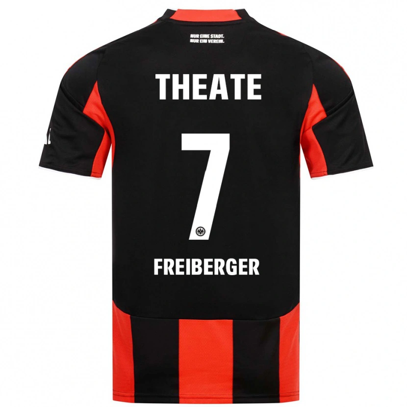 Danxen Dame Benjamin Freiberger #7 Svart Rød Hjemmetrøye Drakt Trøye 2025/26 Skjorter T-Skjorte