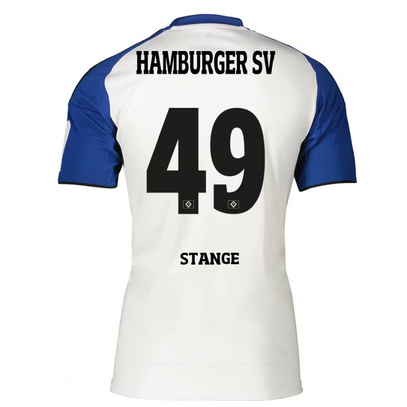 Danxen Dame Otto Stange #49 Hvit Blå Hjemmetrøye Drakt Trøye 2025/26 Skjorter T-Skjorte