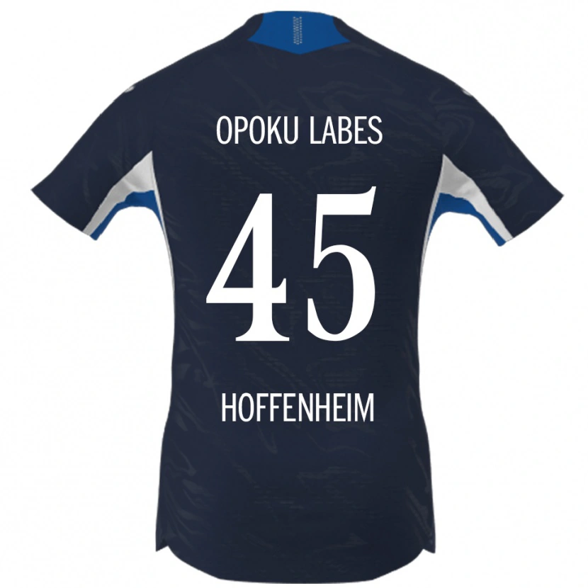 Danxen Dame Ben Opoku Labes #45 Marineblå Hvit Hjemmetrøye Drakt Trøye 2025/26 Skjorter T-Skjorte