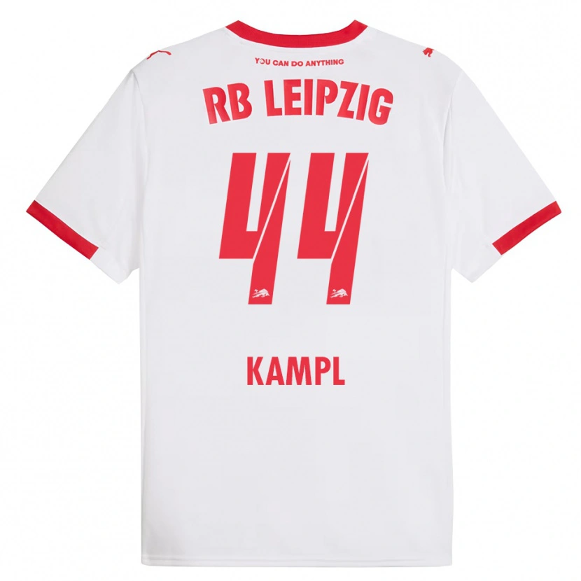 Danxen Dame Kevin Kampl #44 Hvit Rød Hjemmetrøye Drakt Trøye 2025/26 Skjorter T-Skjorte