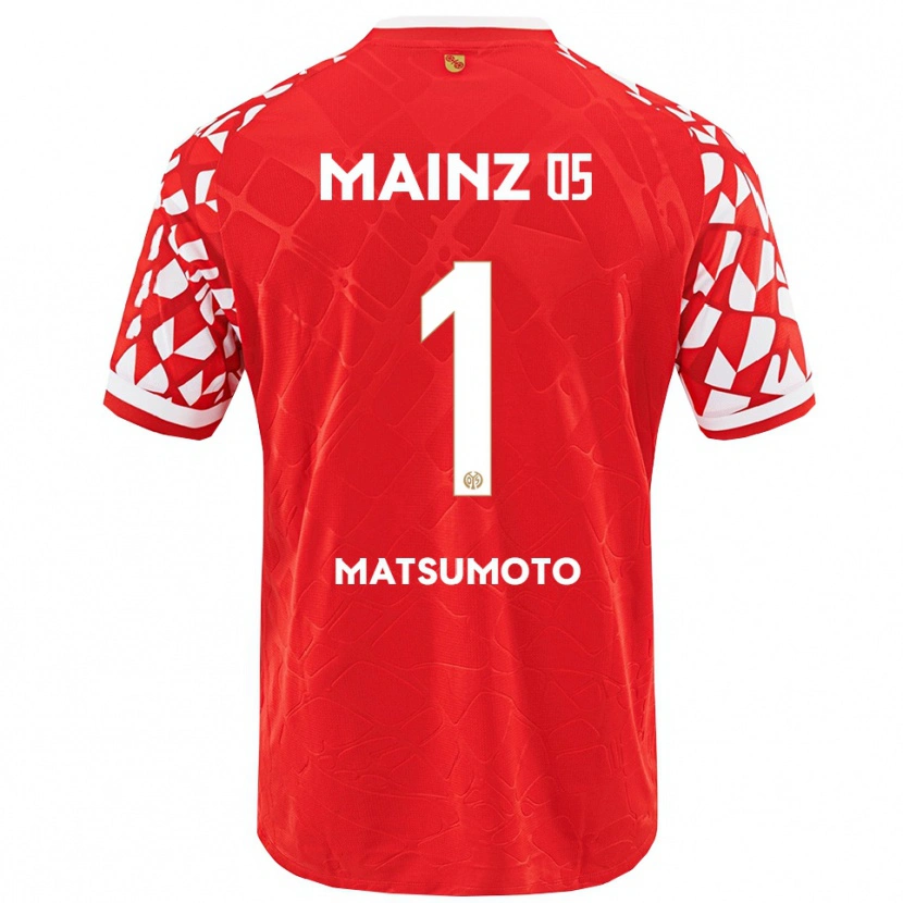 Danxen Dame Mamiko Matsumoto #1 Rød Hvit Hjemmetrøye Drakt Trøye 2025/26 Skjorter T-Skjorte