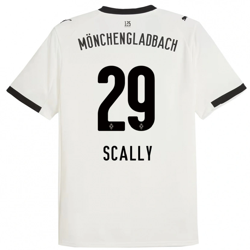 Danxen Dame Joe Scally #29 Hvit Svart Hjemmetrøye Drakt Trøye 2025/26 Skjorter T-Skjorte