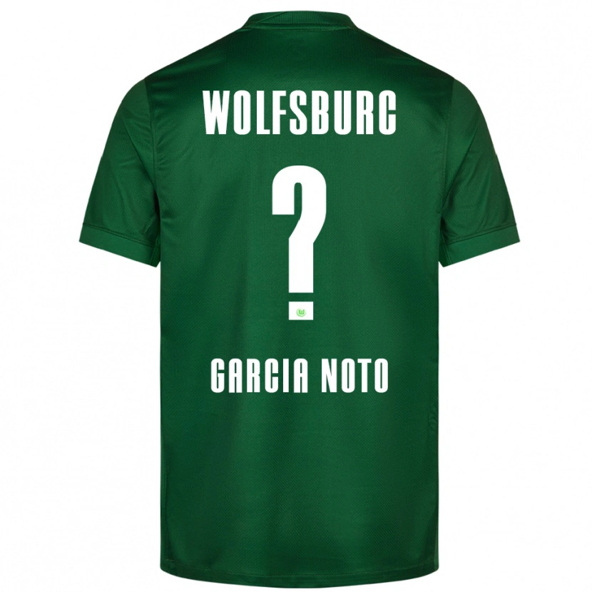 Danxen Dame Estefano Garcia Noto #0 Grønn Hvit Hjemmetrøye Drakt Trøye 2025/26 Skjorter T-Skjorte