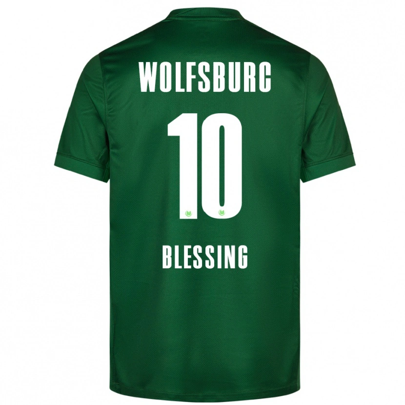 Danxen Dame Èlisée Blessing #10 Grønn Hvit Hjemmetrøye Drakt Trøye 2025/26 Skjorter T-Skjorte