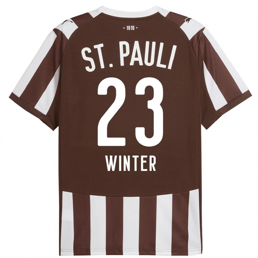 Danxen Dame Nik Winter #23 Kaffe Hvit Hjemmetrøye Drakt Trøye 2025/26 Skjorter T-Skjorte