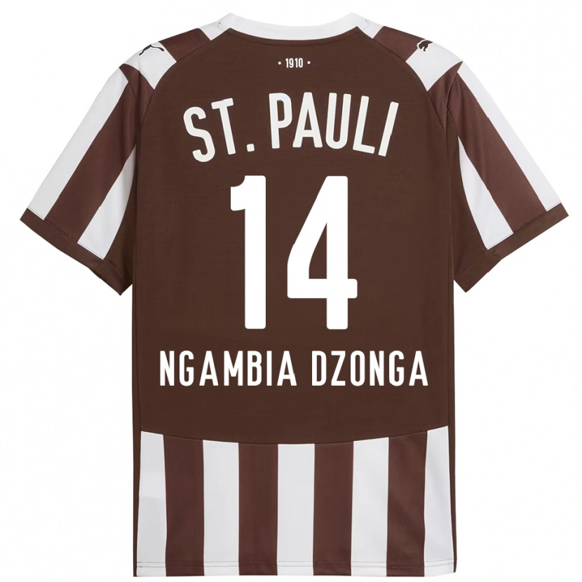 Danxen Dame Sisco Ngambia Dzonga #14 Kaffe Hvit Hjemmetrøye Drakt Trøye 2025/26 Skjorter T-Skjorte