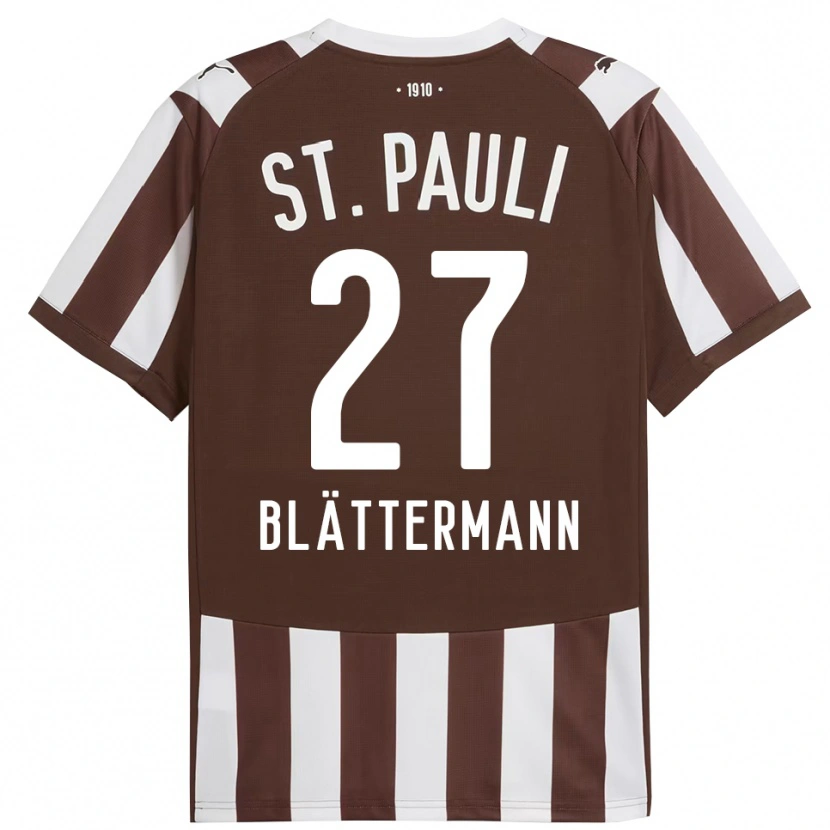 Danxen Dame Levin Blättermann #27 Kaffe Hvit Hjemmetrøye Drakt Trøye 2025/26 Skjorter T-Skjorte