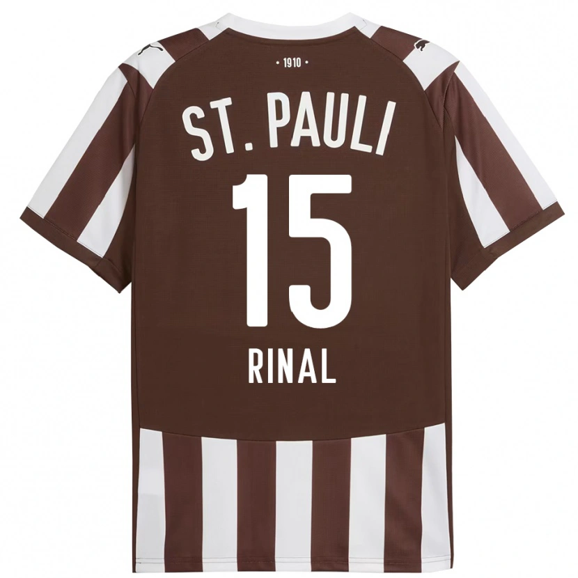 Danxen Dame Selcuk Rinal #15 Kaffe Hvit Hjemmetrøye Drakt Trøye 2025/26 Skjorter T-Skjorte