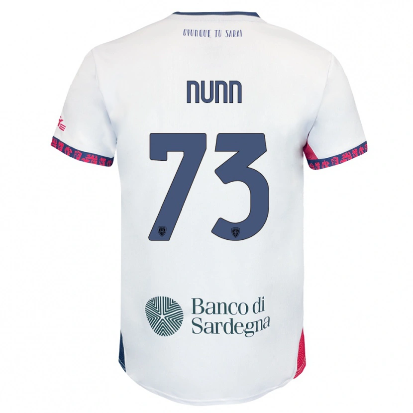 Danxen Dame Jack Nunn #73 Hvit Marineblå Rød Bortetrøye Drakt Trøye 2025/26 Skjorter T-Skjorte