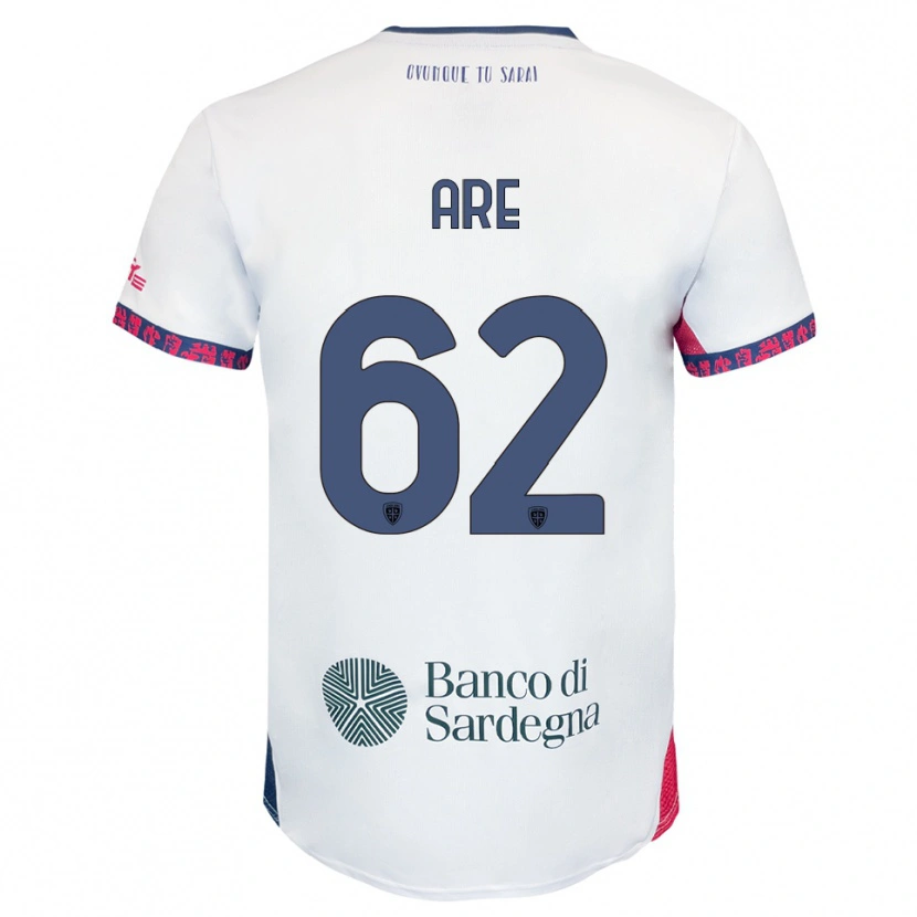 Danxen Dame Emmanuele Are #62 Hvit Marineblå Rød Bortetrøye Drakt Trøye 2025/26 Skjorter T-Skjorte