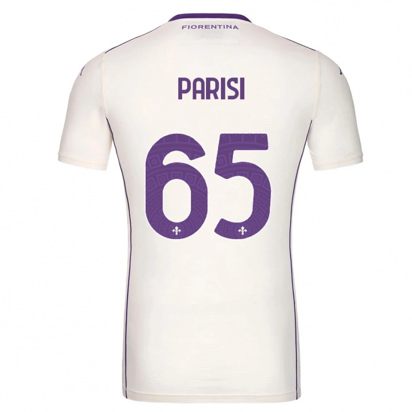 Danxen Dame Fabiano Parisi #65 Hvit Lilla Rød Bortetrøye Drakt Trøye 2025/26 Skjorter T-Skjorte
