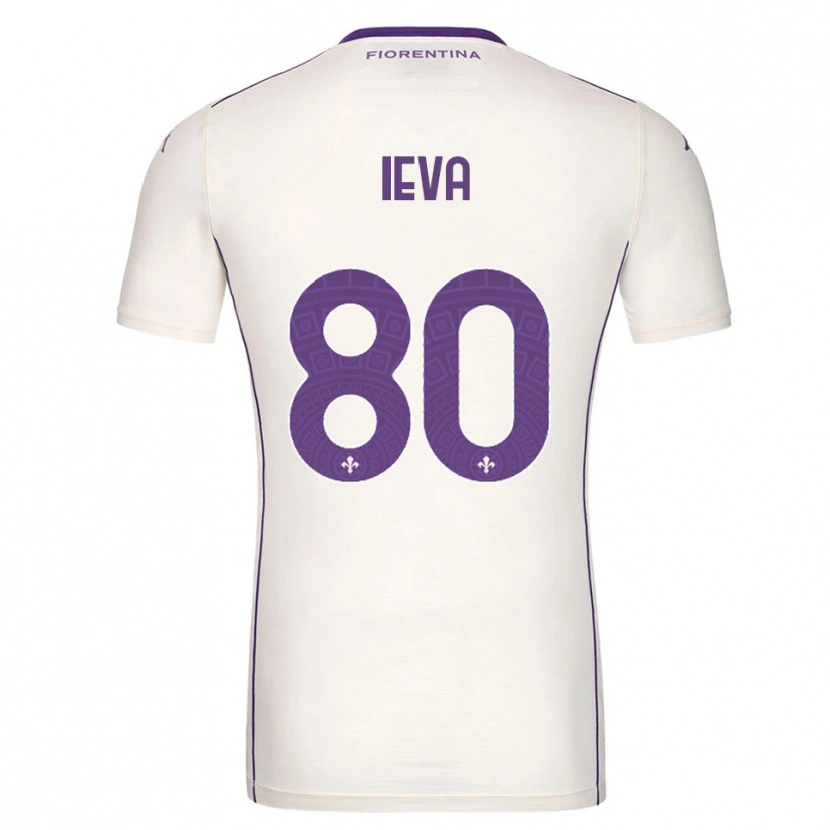 Danxen Dame Stella Ieva #80 Hvit Lilla Rød Bortetrøye Drakt Trøye 2025/26 Skjorter T-Skjorte