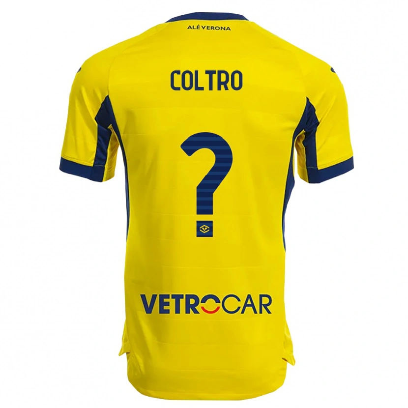 Danxen Dame Christian Coltro #0 Gul Marineblå Bortetrøye Drakt Trøye 2025/26 Skjorter T-Skjorte