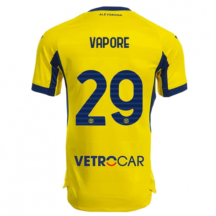 Danxen Dame Angelo Vapore #29 Gul Marineblå Bortetrøye Drakt Trøye 2025/26 Skjorter T-Skjorte