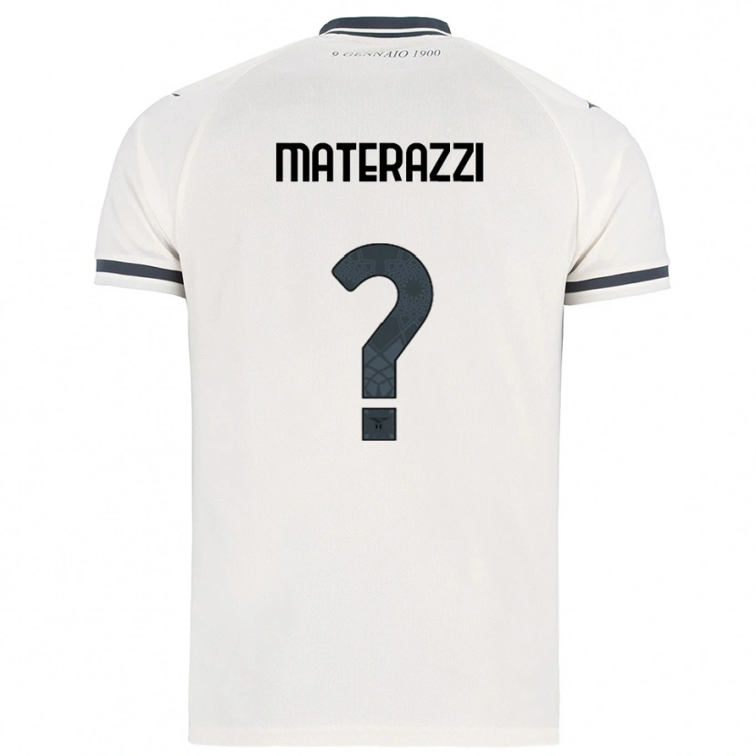 Danxen Dame Gianfilippo Materazzi #0 Hvit Marineblå Bortetrøye Drakt Trøye 2025/26 Skjorter T-Skjorte