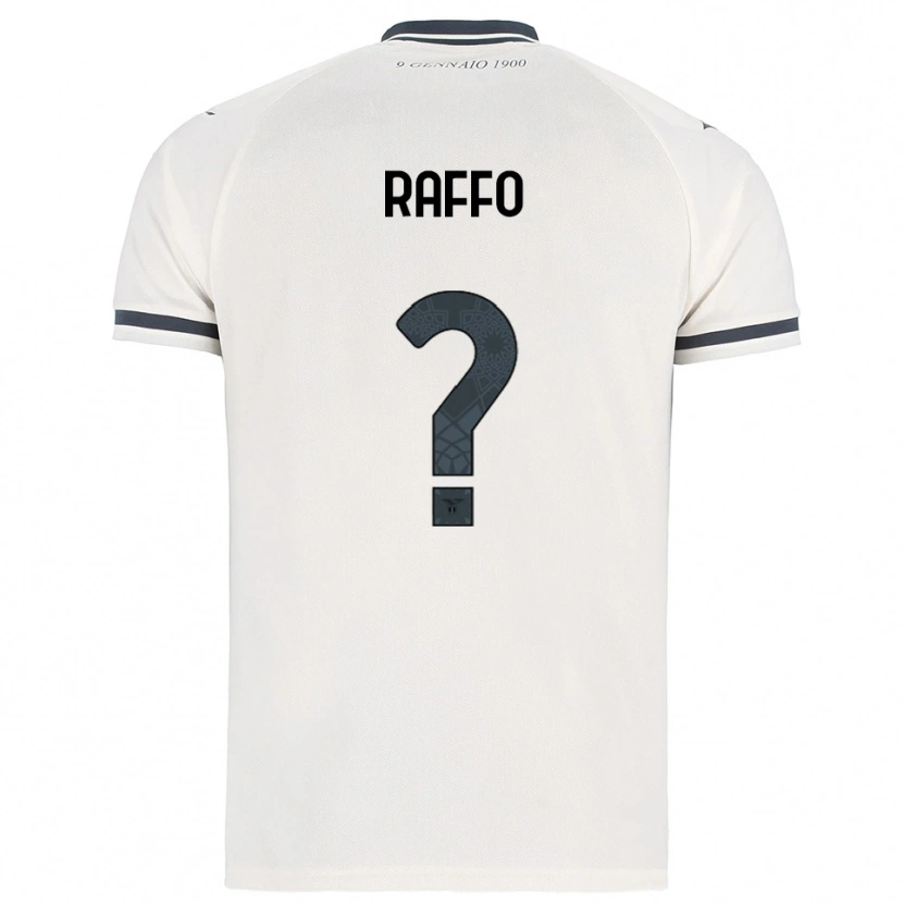 Danxen Dame Edoardo Raffo #0 Hvit Marineblå Bortetrøye Drakt Trøye 2025/26 Skjorter T-Skjorte