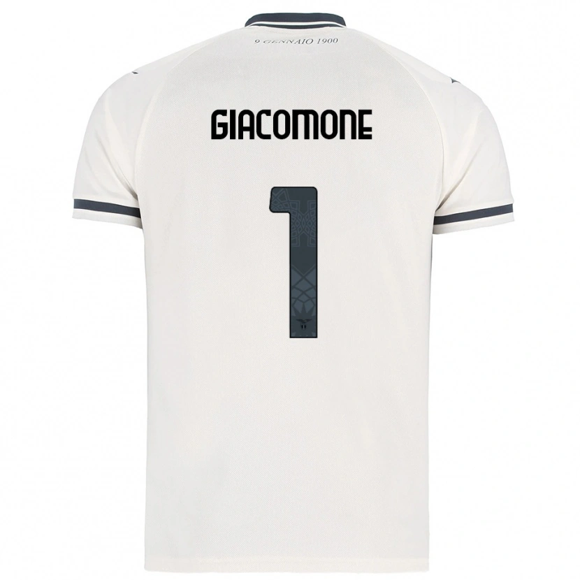 Danxen Dame Giacomo Giacomone #1 Hvit Marineblå Bortetrøye Drakt Trøye 2025/26 Skjorter T-Skjorte