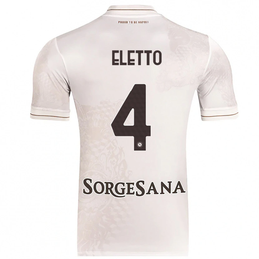Danxen Dame Francesco Eletto #4 Champagne Brun Bortetrøye Drakt Trøye 2025/26 Skjorter T-Skjorte