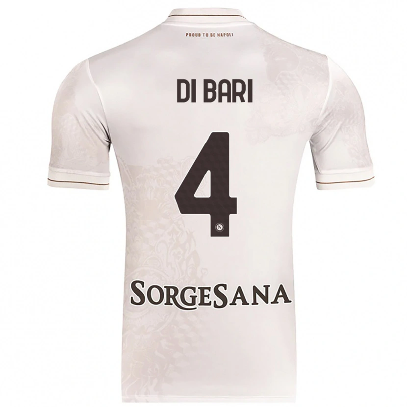 Danxen Dame Martina Di Bari #4 Champagne Brun Bortetrøye Drakt Trøye 2025/26 Skjorter T-Skjorte
