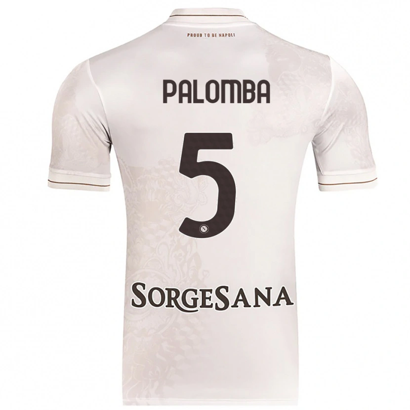 Danxen Dame Fabio Palomba #5 Champagne Brun Bortetrøye Drakt Trøye 2025/26 Skjorter T-Skjorte