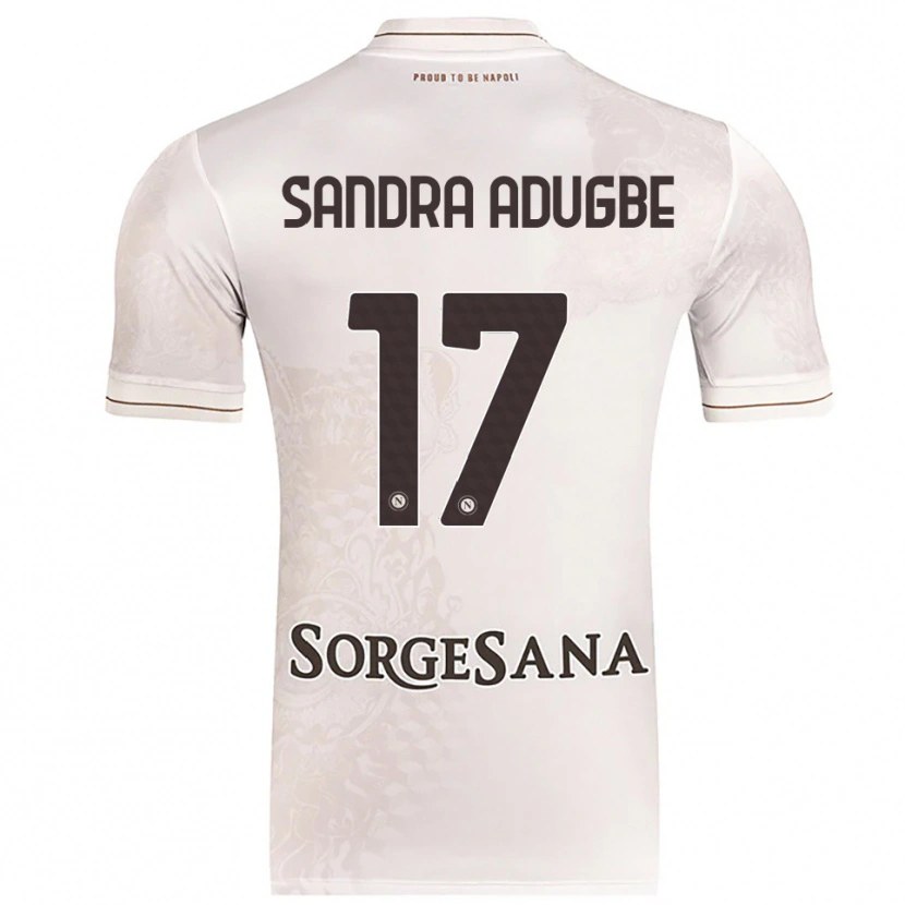 Danxen Dame Olamide Sandra Adugbe #17 Champagne Brun Bortetrøye Drakt Trøye 2025/26 Skjorter T-Skjorte