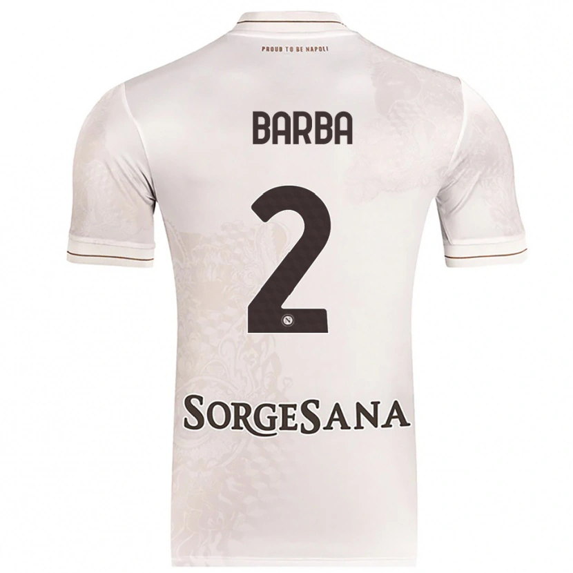 Danxen Dame Benedetto Barba #2 Champagne Brun Bortetrøye Drakt Trøye 2025/26 Skjorter T-Skjorte