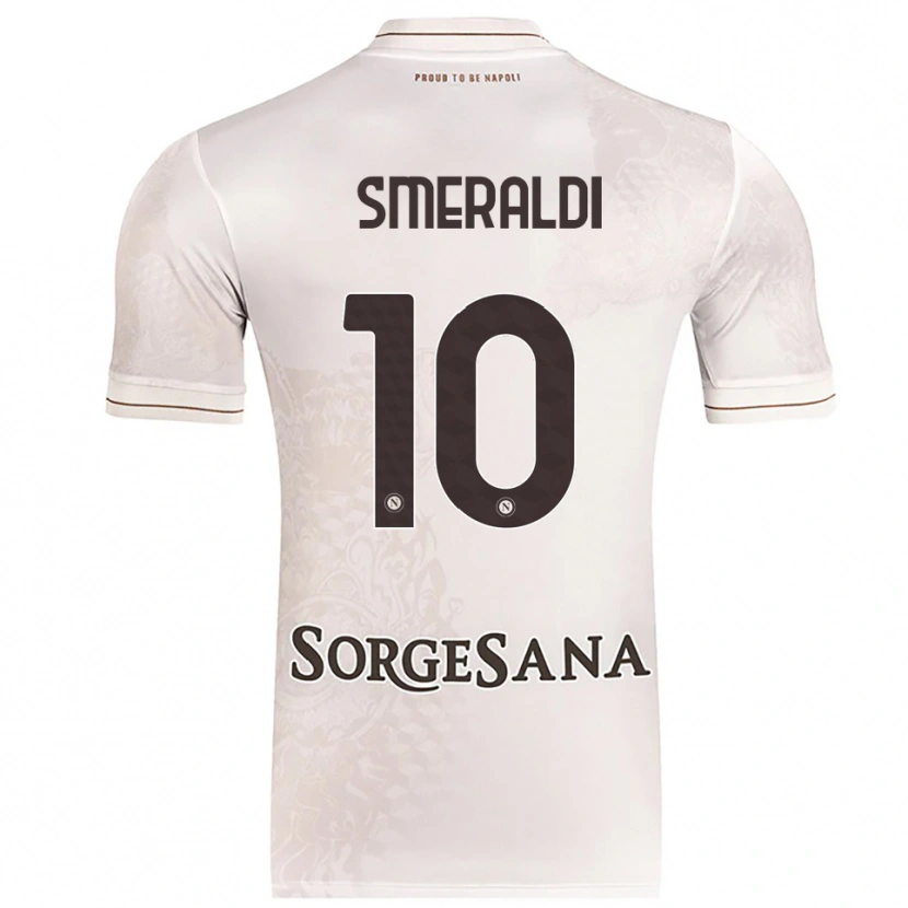 Danxen Dame Andrea Smeraldi #10 Champagne Brun Bortetrøye Drakt Trøye 2025/26 Skjorter T-Skjorte