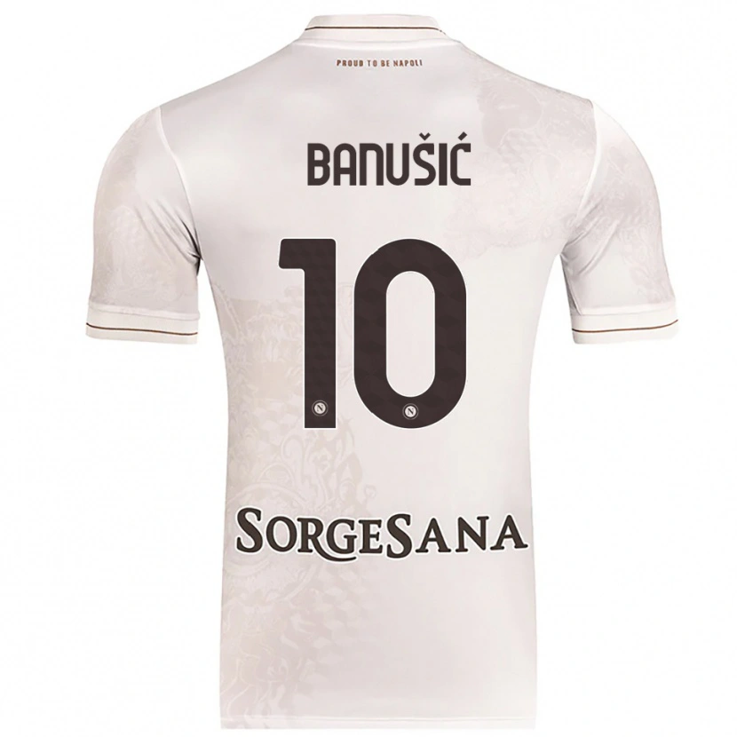Danxen Dame Marija Maredinho Banušić #10 Champagne Brun Bortetrøye Drakt Trøye 2025/26 Skjorter T-Skjorte