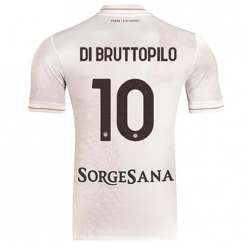 Danxen Dame Giuseppe Ambrosino Di Bruttopilo #10 Champagne Brun Bortetrøye Drakt Trøye 2025/26 Skjorter T-Skjorte