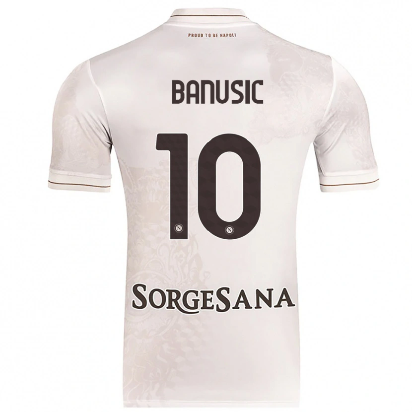 Danxen Dame Marija Banušić #10 Champagne Brun Bortetrøye Drakt Trøye 2025/26 Skjorter T-Skjorte