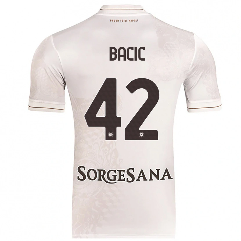 Danxen Dame Doris Bačić #42 Champagne Brun Bortetrøye Drakt Trøye 2025/26 Skjorter T-Skjorte