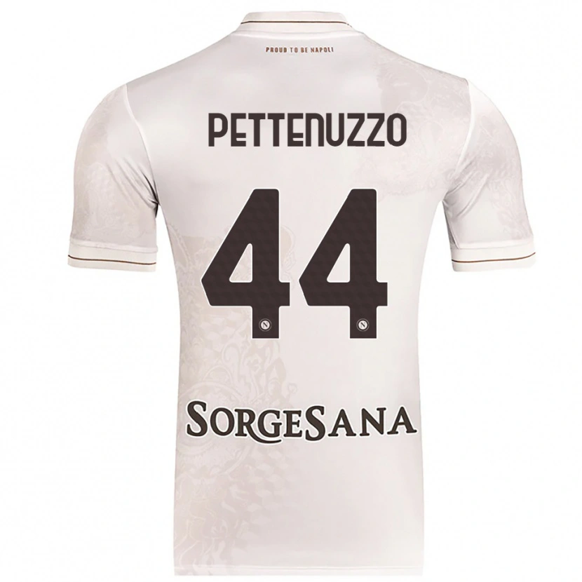 Danxen Dame Tecla Pettenuzzo #44 Champagne Brun Bortetrøye Drakt Trøye 2025/26 Skjorter T-Skjorte