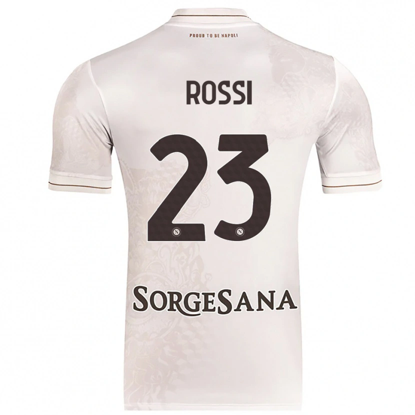 Danxen Dame Leonardo Rossi #23 Champagne Brun Bortetrøye Drakt Trøye 2025/26 Skjorter T-Skjorte