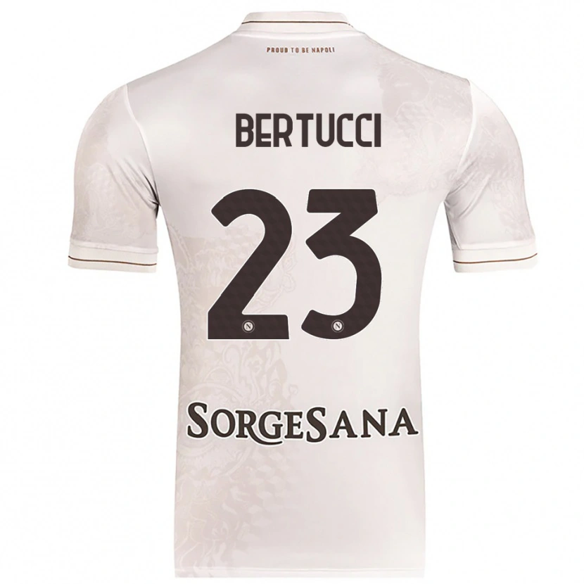 Danxen Dame Sofia Bertucci #23 Champagne Brun Bortetrøye Drakt Trøye 2025/26 Skjorter T-Skjorte