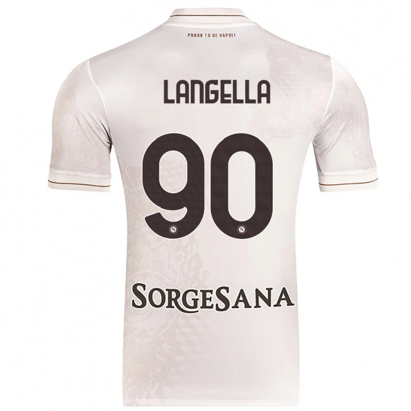 Danxen Dame Gabriella Langella #90 Champagne Brun Bortetrøye Drakt Trøye 2025/26 Skjorter T-Skjorte