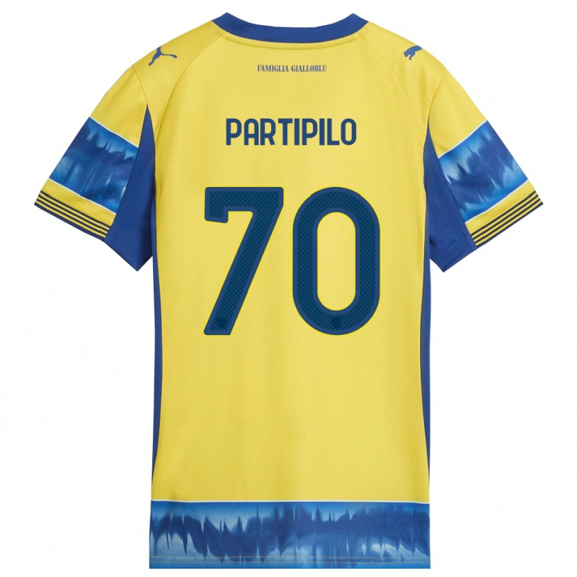 Danxen Dame Anthony Partipilo #70 Gul Blå Bortetrøye Drakt Trøye 2025/26 Skjorter T-Skjorte