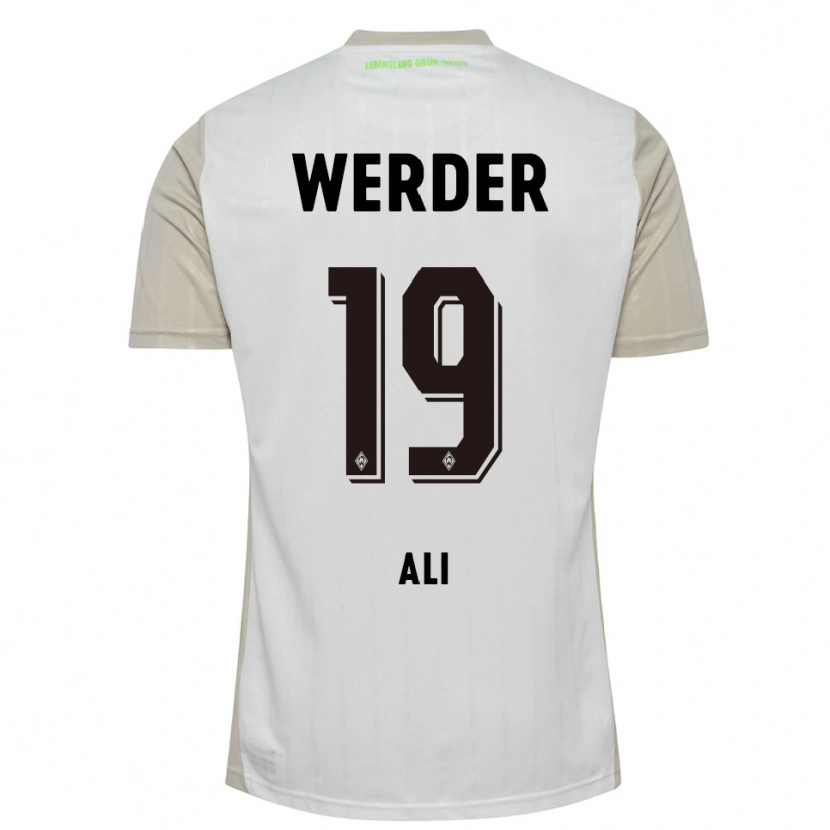 Danxen Dame Rok Ali #19 Hvit Svart Bortetrøye Drakt Trøye 2025/26 Skjorter T-Skjorte