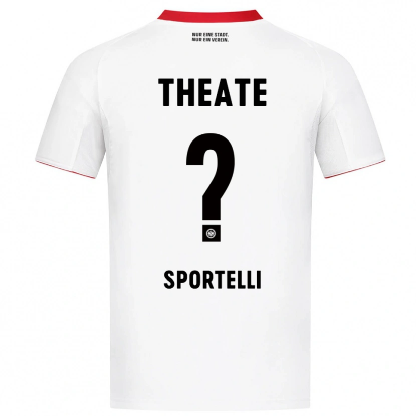 Danxen Dame Flavio Sportelli #0 Hvit Rød Bortetrøye Drakt Trøye 2025/26 Skjorter T-Skjorte